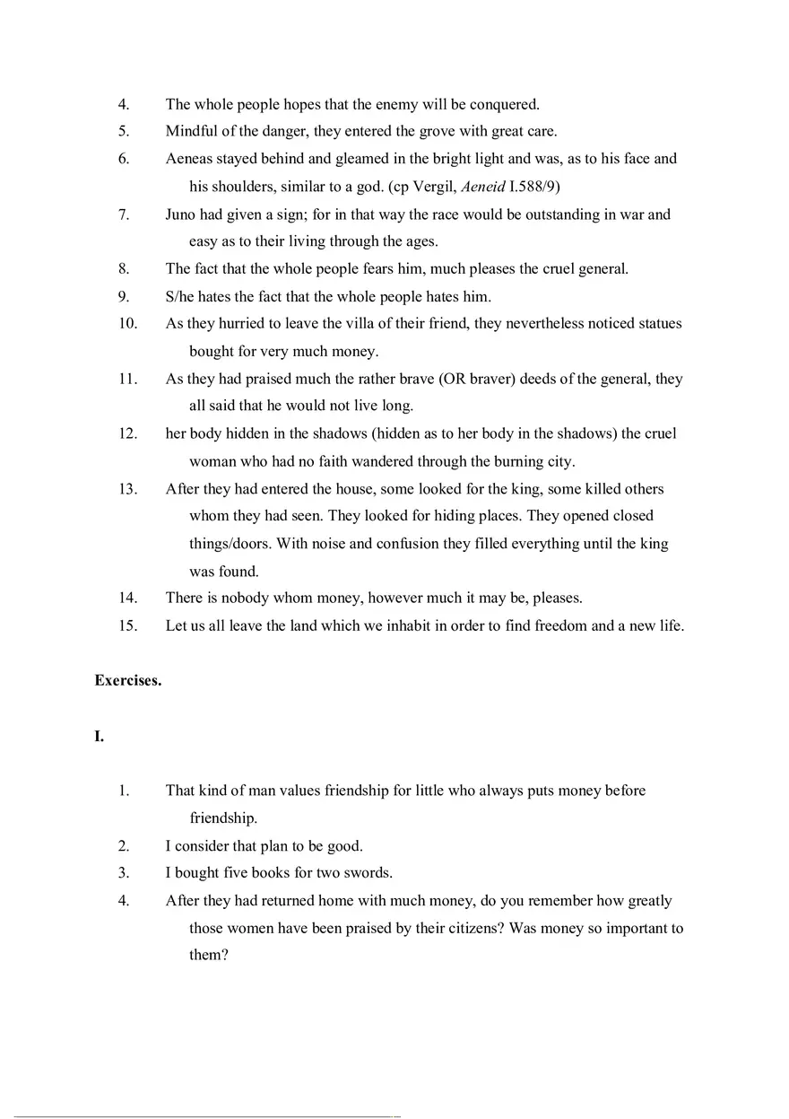 Answer Key for Latin. An Intensive Course Part 9 - Page 4