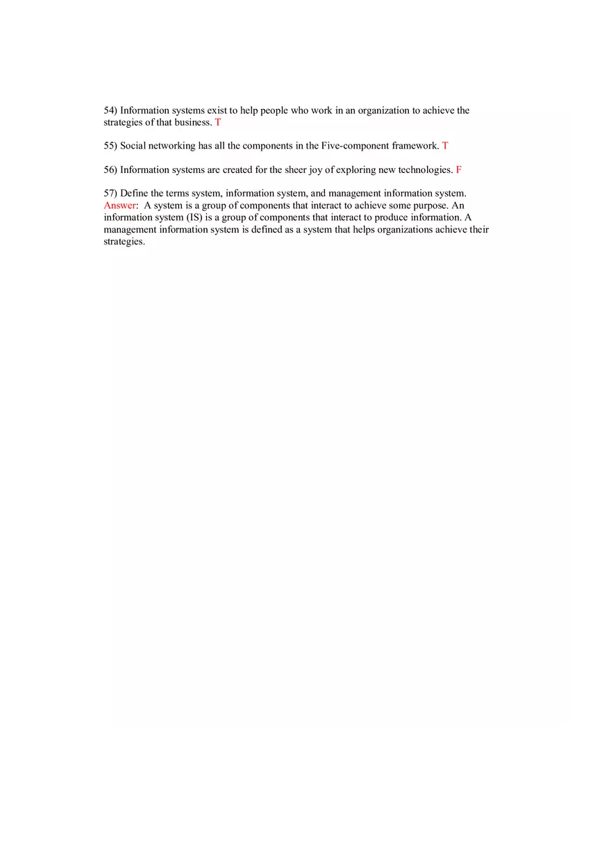 Using MIS Answer Key Part 2 - Page 9