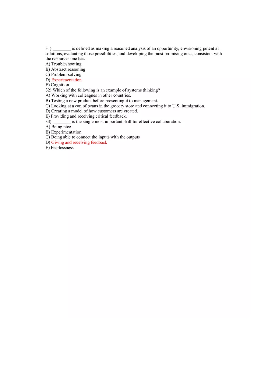 Using MIS Answer Key Part 2 - Page 2