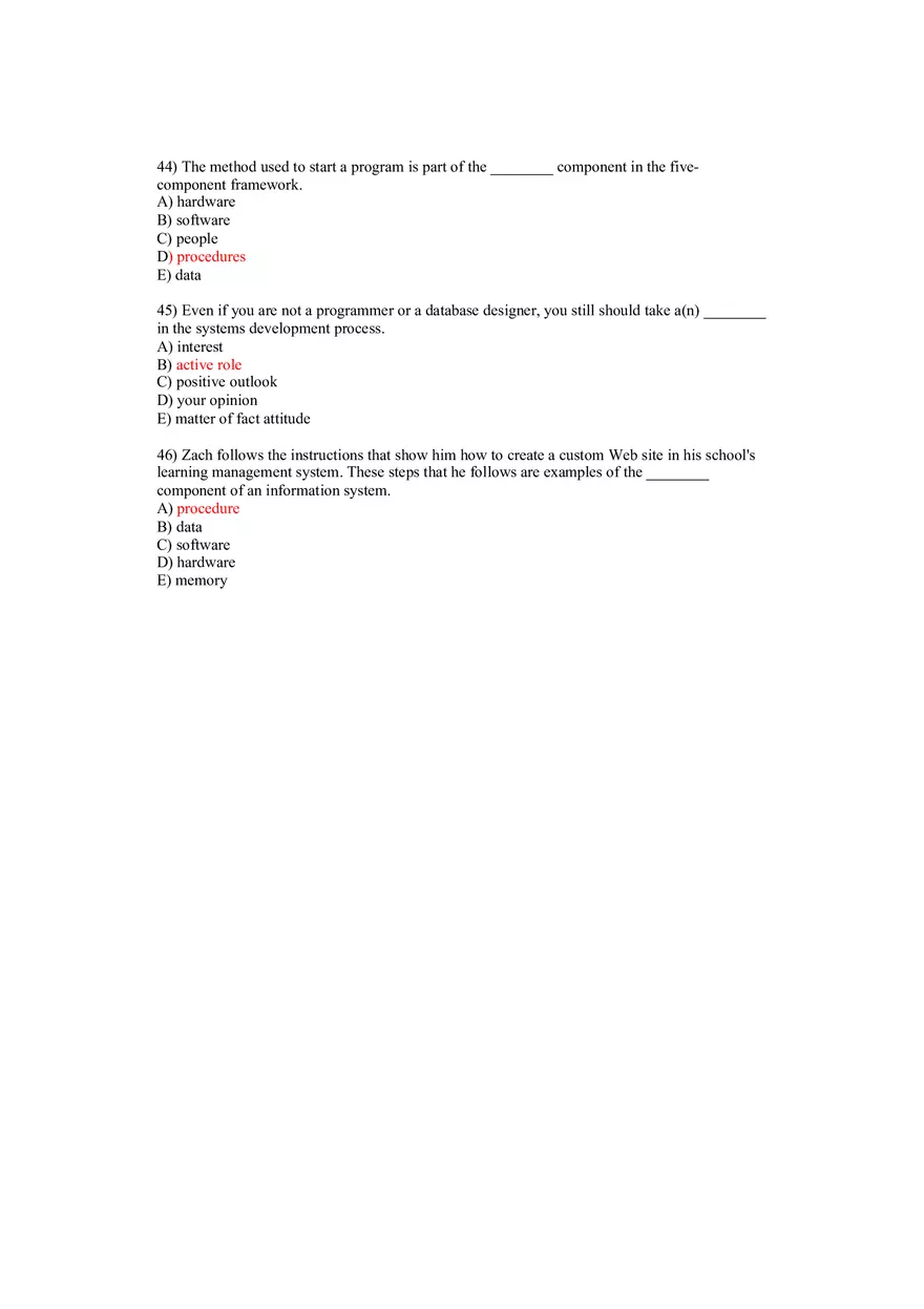 Using MIS Answer Key Part 2 - Page 6
