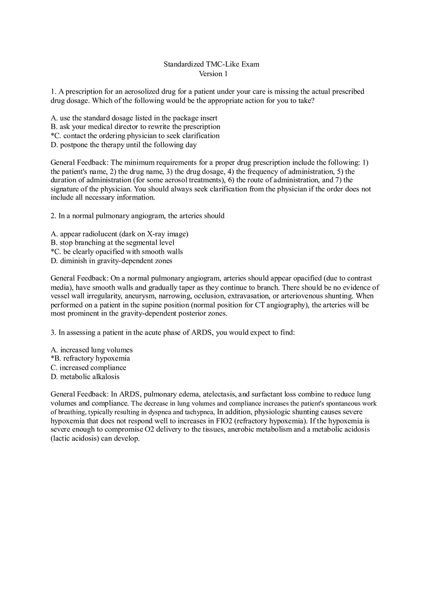 Standardized TMC-Like Exam Part 1 - Page 1