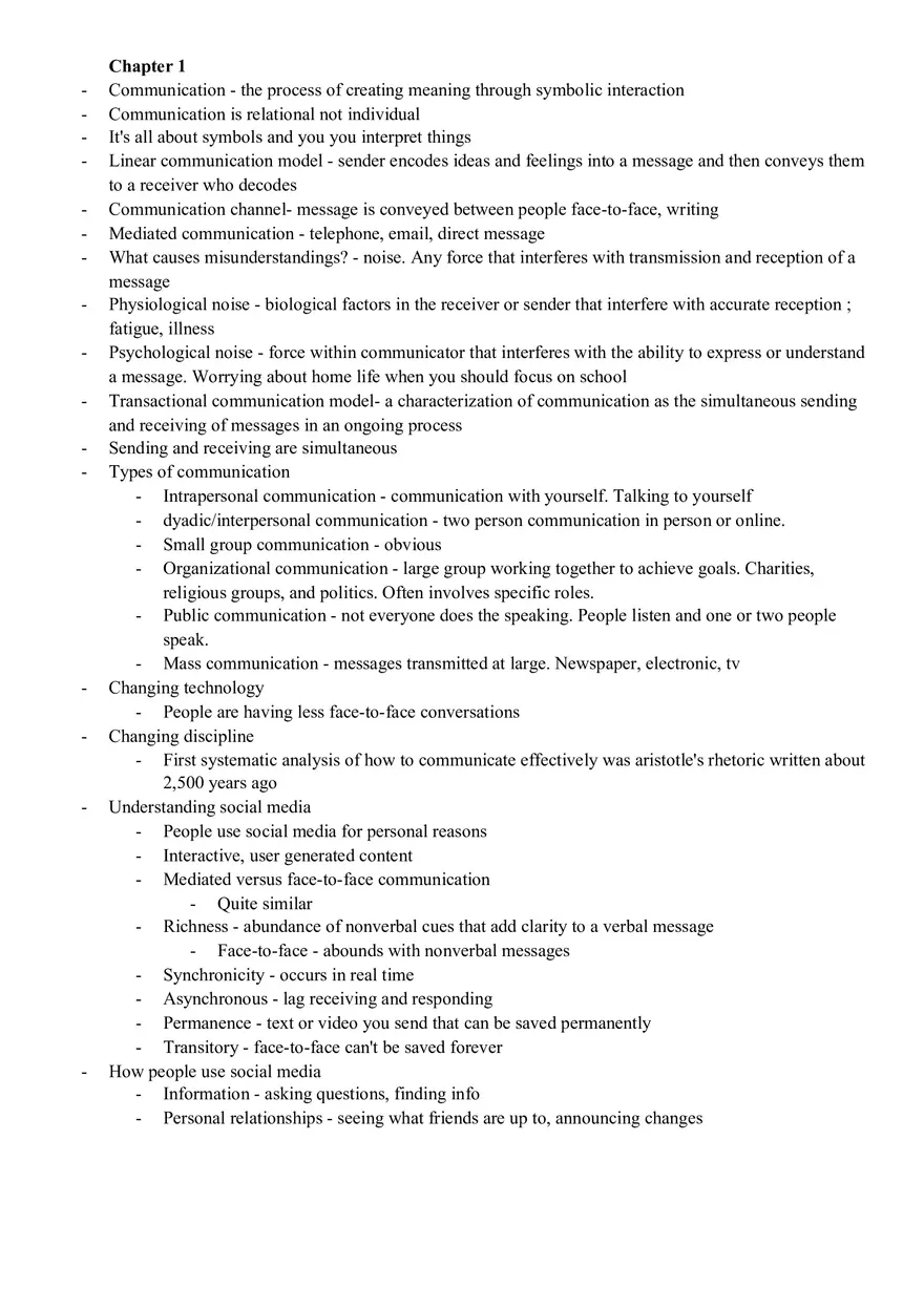 Communication Week 1 - Page 1