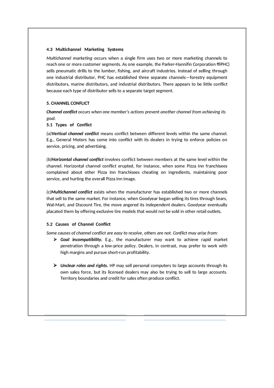 Channel Management Decisions - Page 5