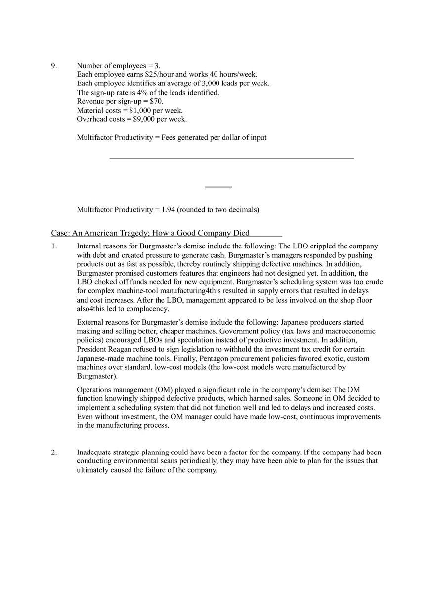 Operations Management - Solutions Manual - Page 3