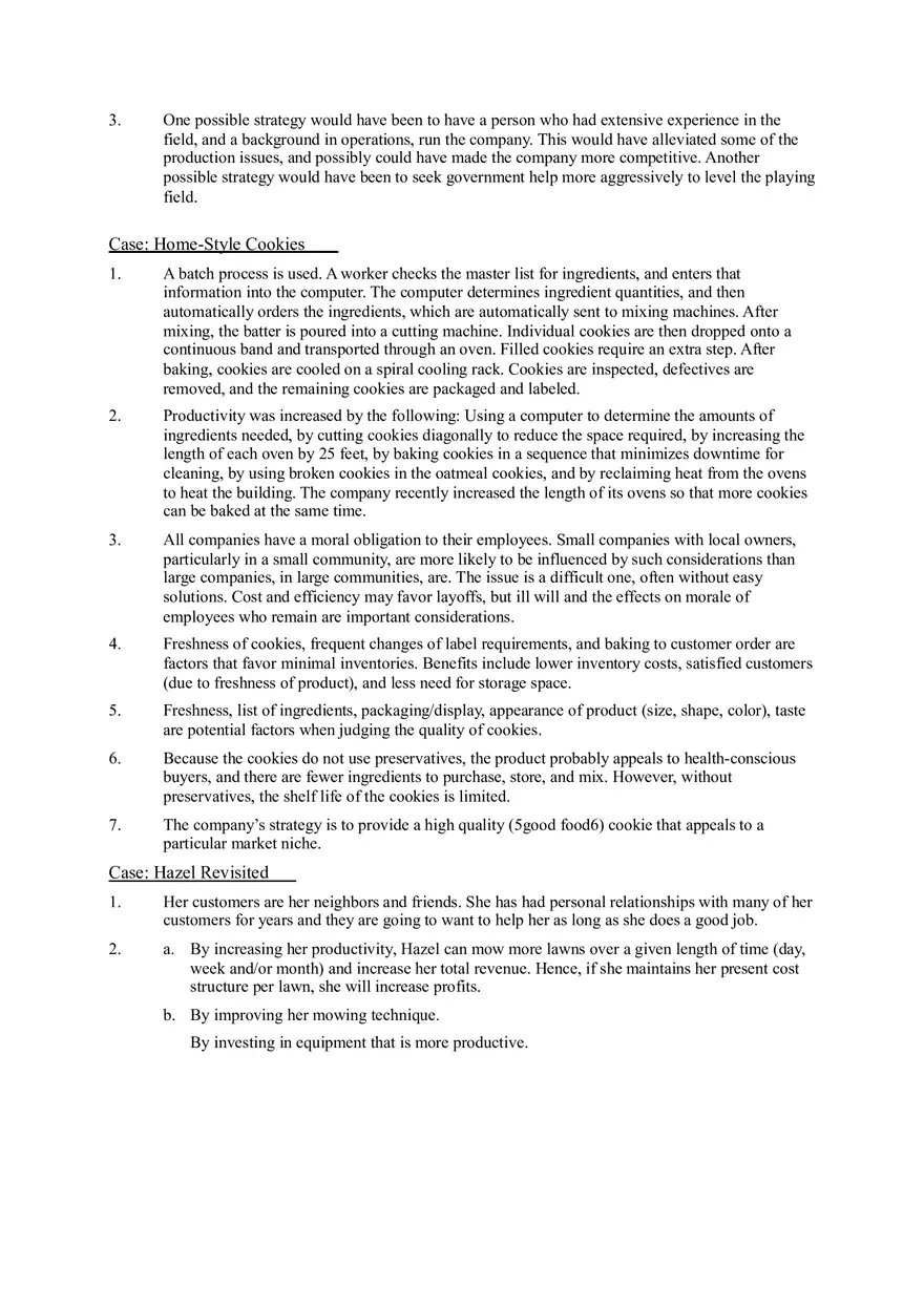 Operations Management - Solutions Manual - Page 4