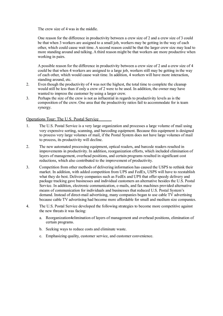 Operations Management - Solutions Manual - Page 6