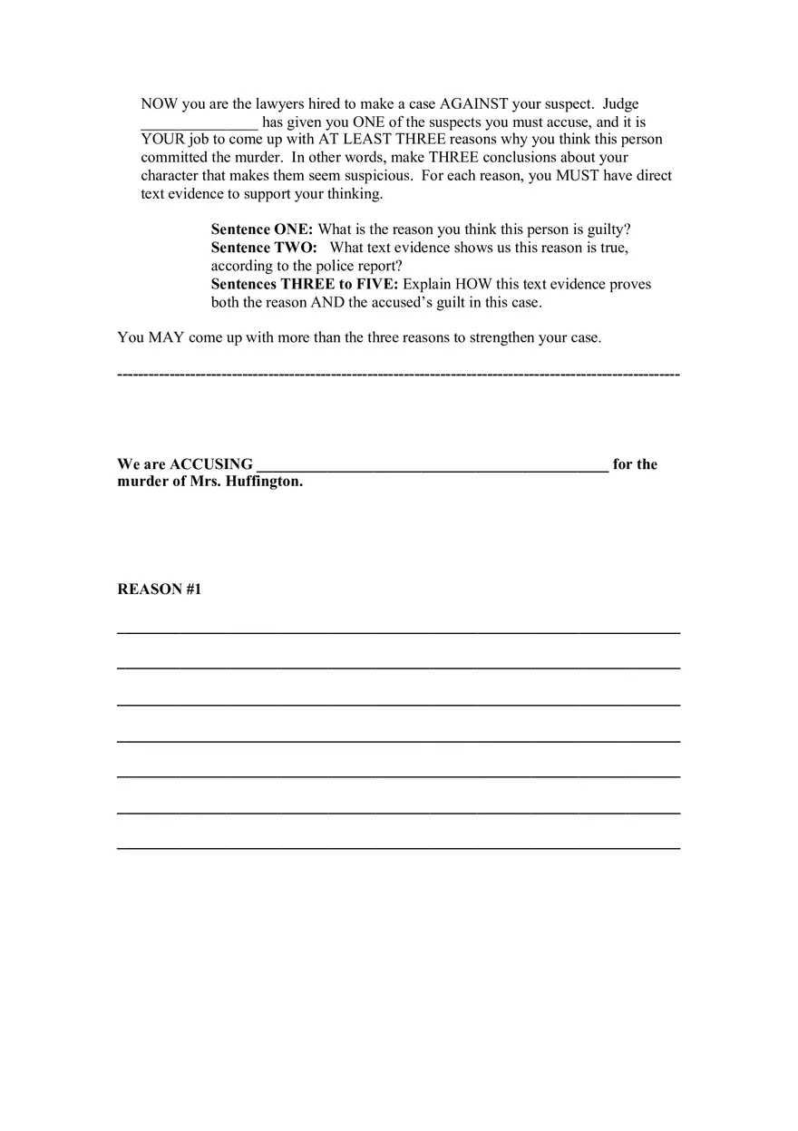 Murder Mystery Evidence - Page 6