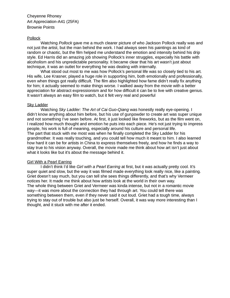 Brownie Points - Surviving Picasso - Page 2