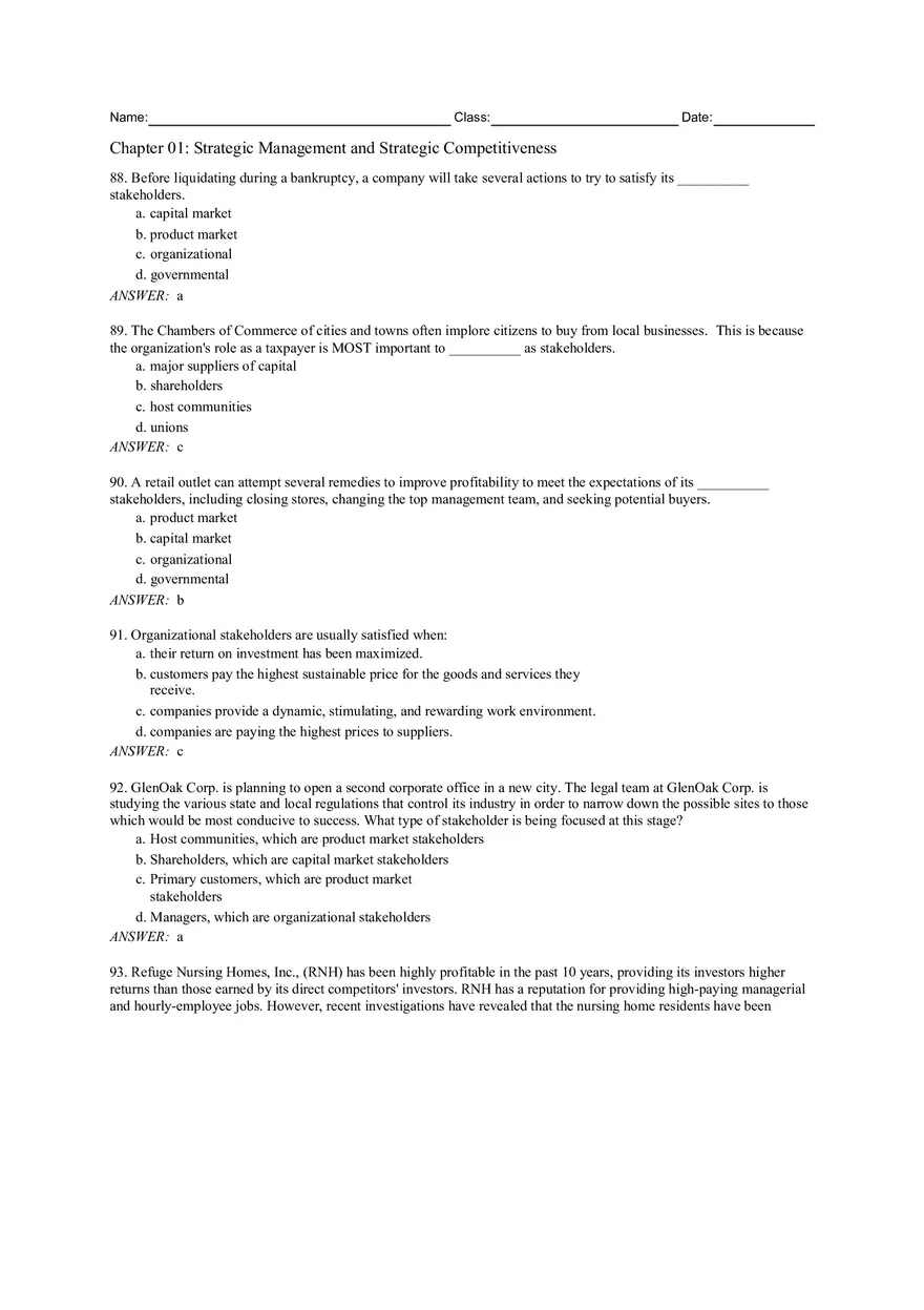 Chapter 01 Strategic Management and Strategic Competitiveness - Page 7
