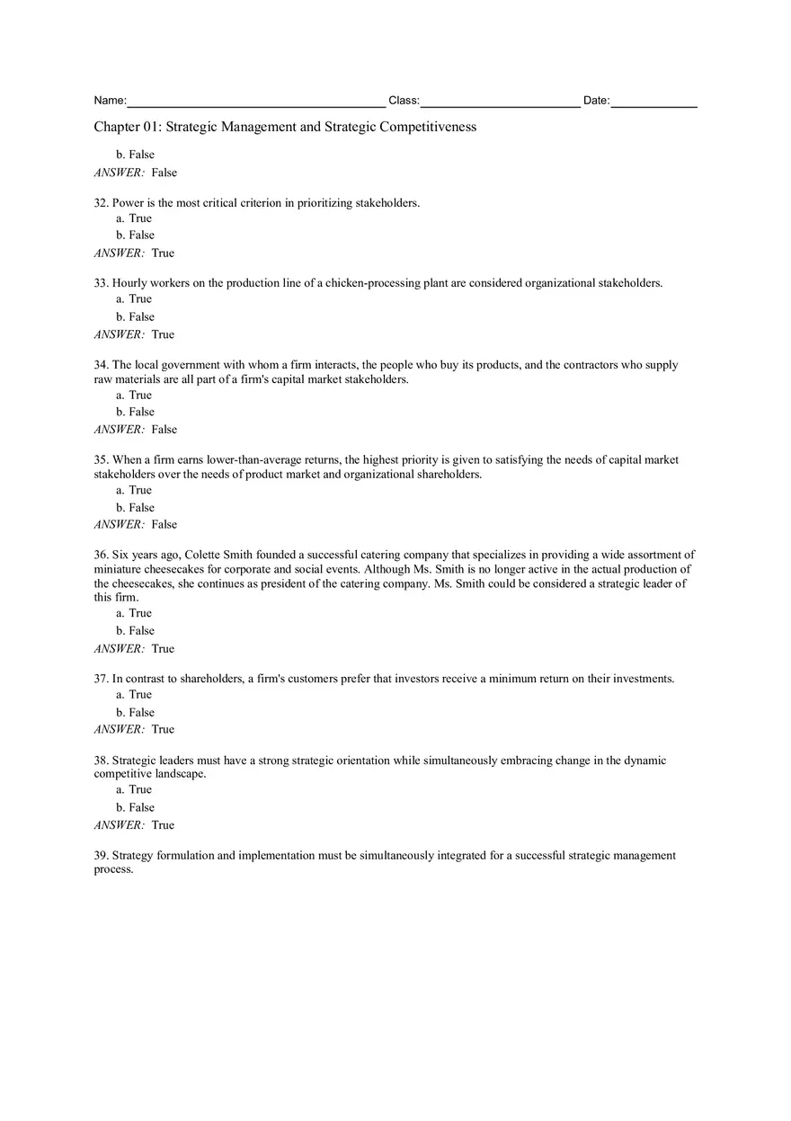 Chapter 01 Strategic Management and Strategic Competitiveness - Page 16