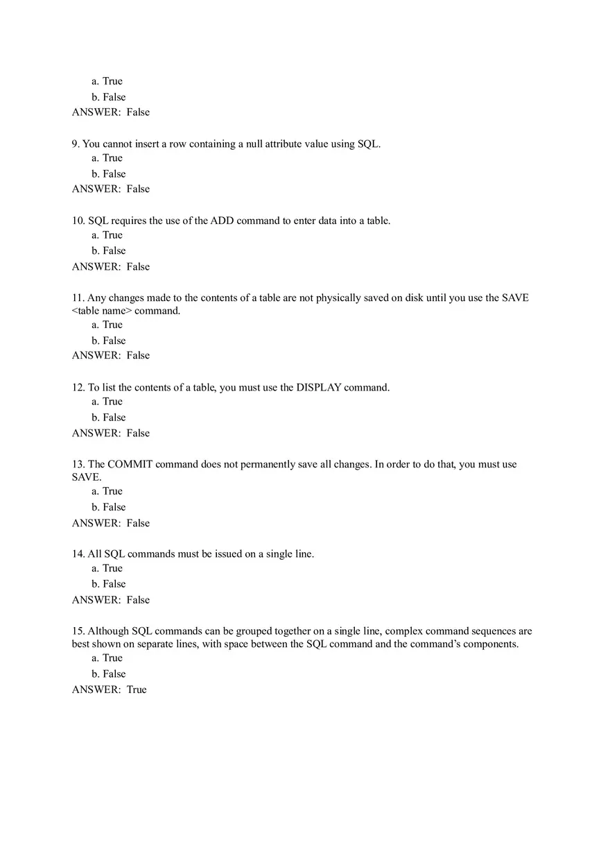 Quiz Question Bank Software Engineering Part 2 - Page 7