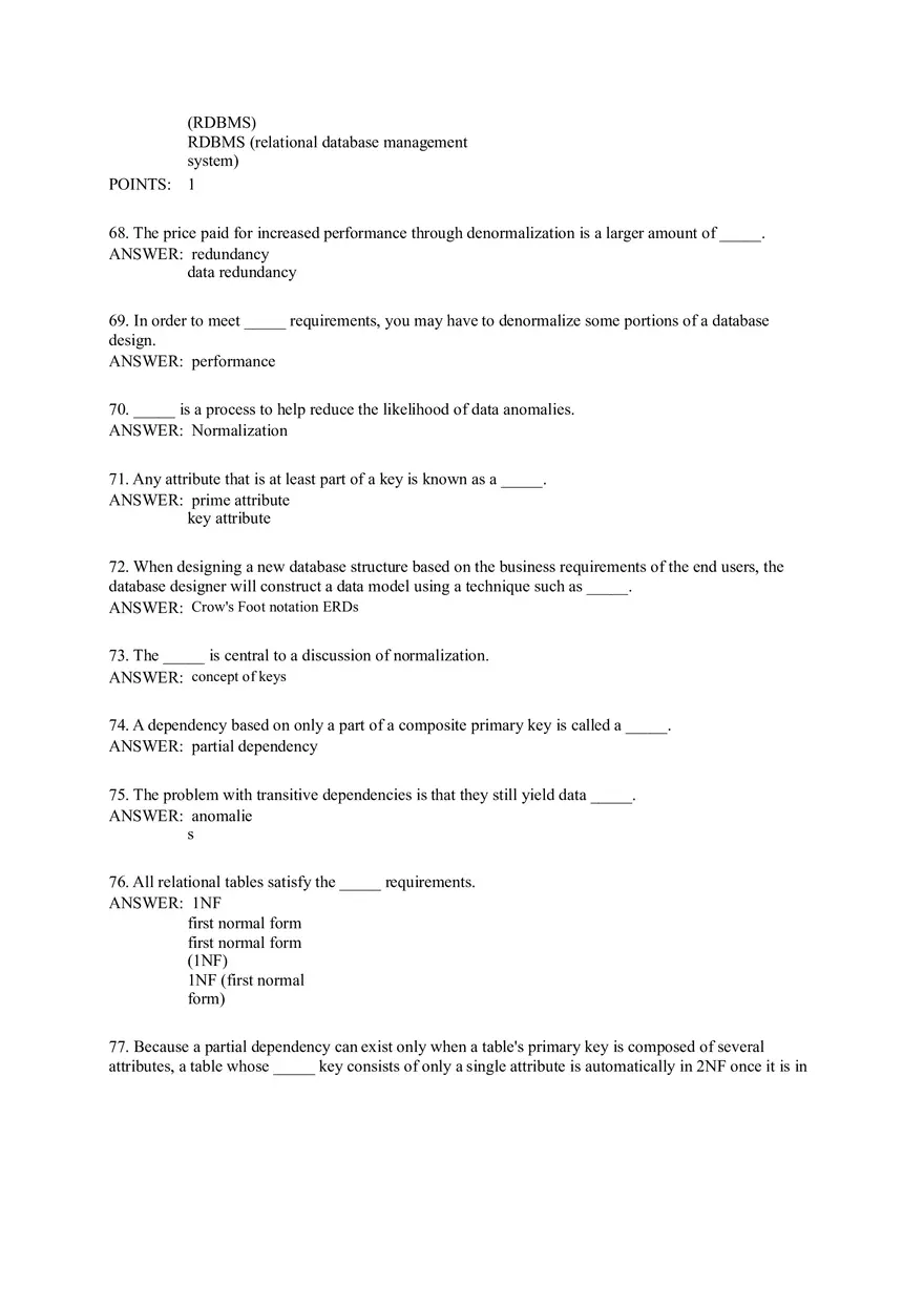 Quiz Question Bank Software Engineering Part 2 - Page 3