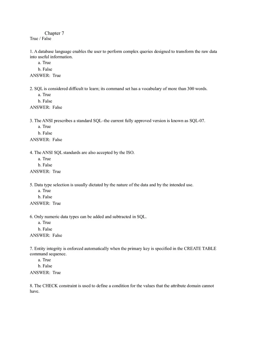 Quiz Question Bank Software Engineering Part 2 - Page 6