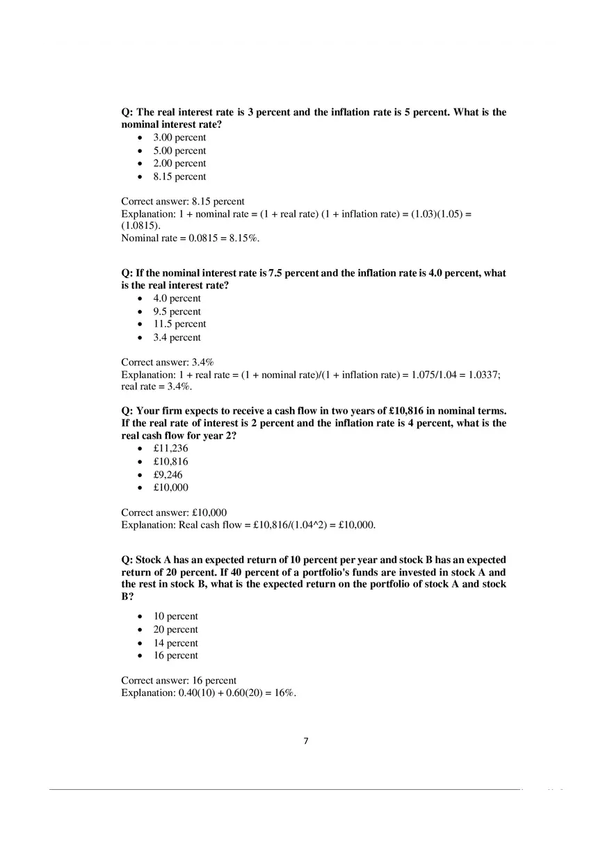 Practice MCQs - Explanations - Page 7