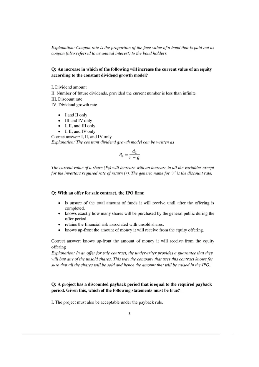 Practice MCQs - Explanations - Page 3