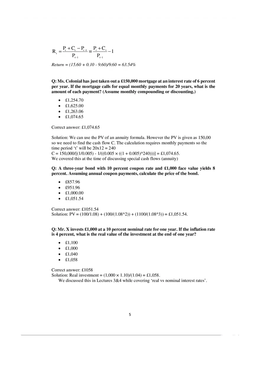 Practice MCQs - Explanations - Page 5