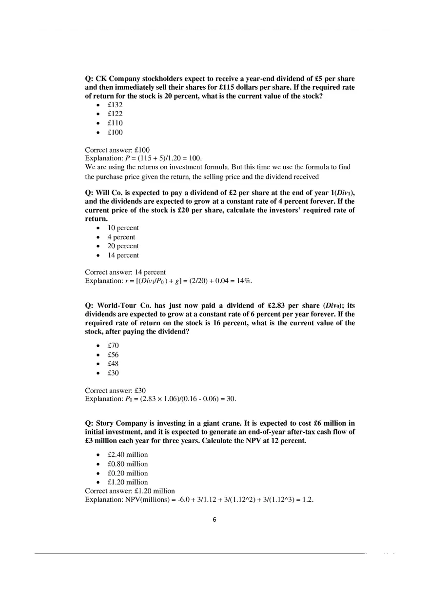 Practice MCQs - Explanations - Page 6