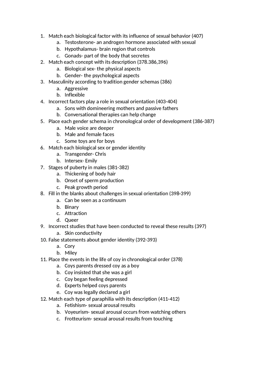 Key Concepts and Misconceptions Notes - Page 1