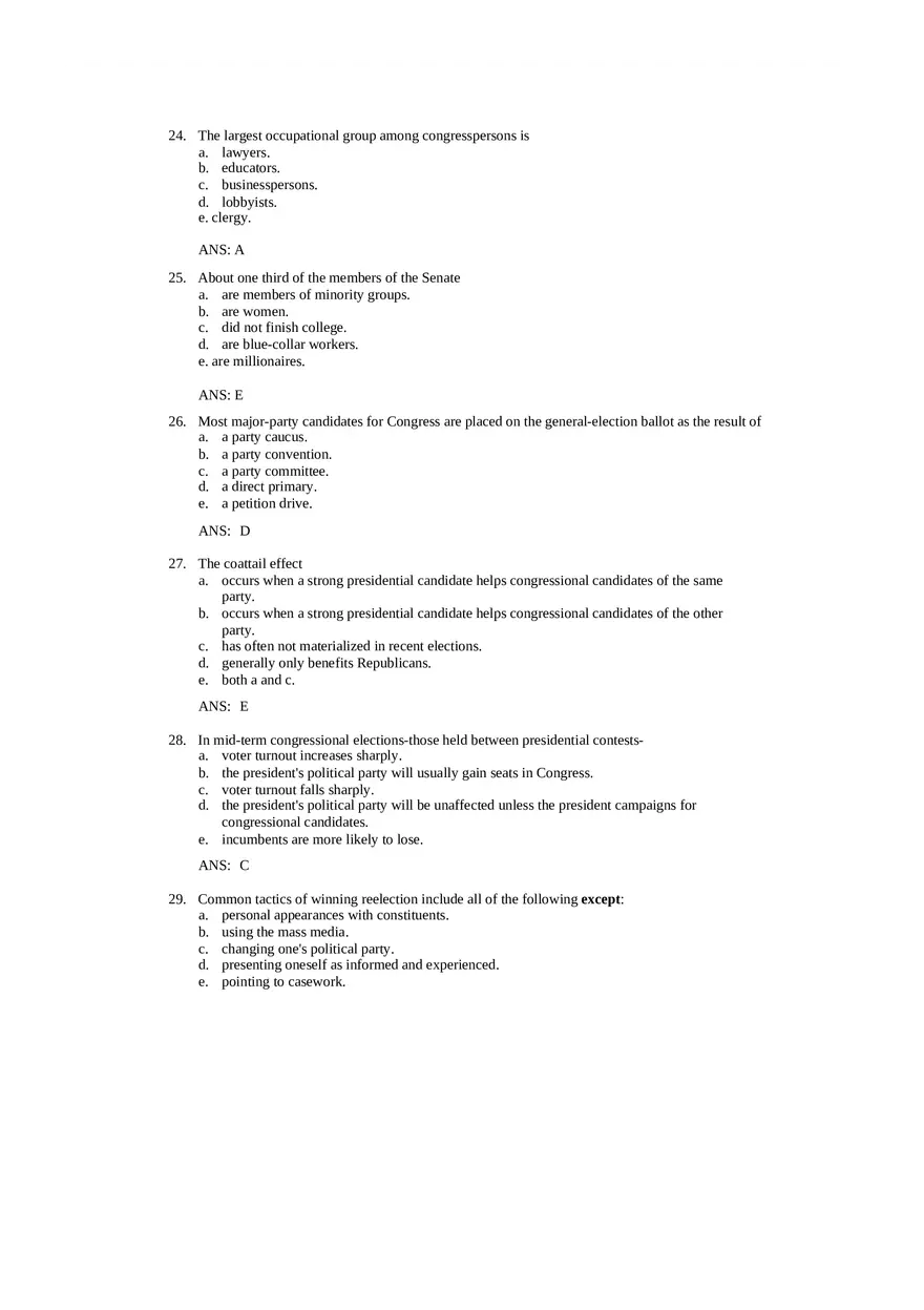 Chapter 10 The Congress - Political Science - Page 10