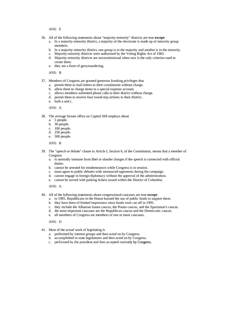 Chapter 10 The Congress - Political Science - Page 12