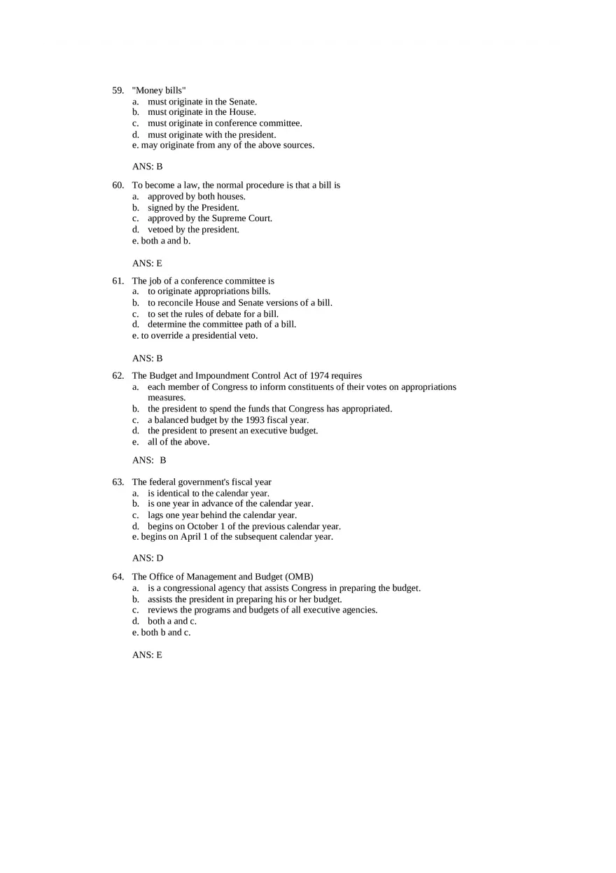 Chapter 10 The Congress - Political Science - Page 3