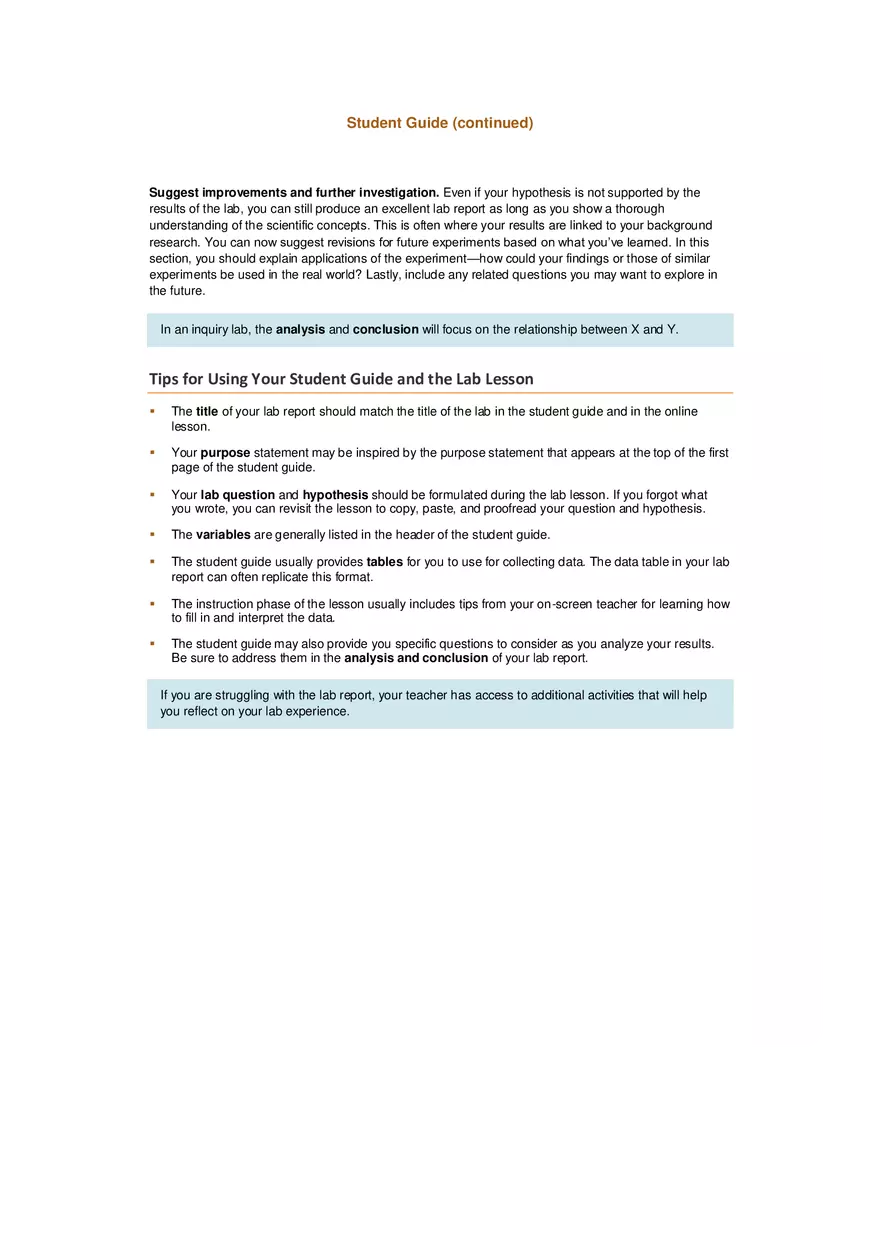 Title Your Lab Report Guide - Page 10