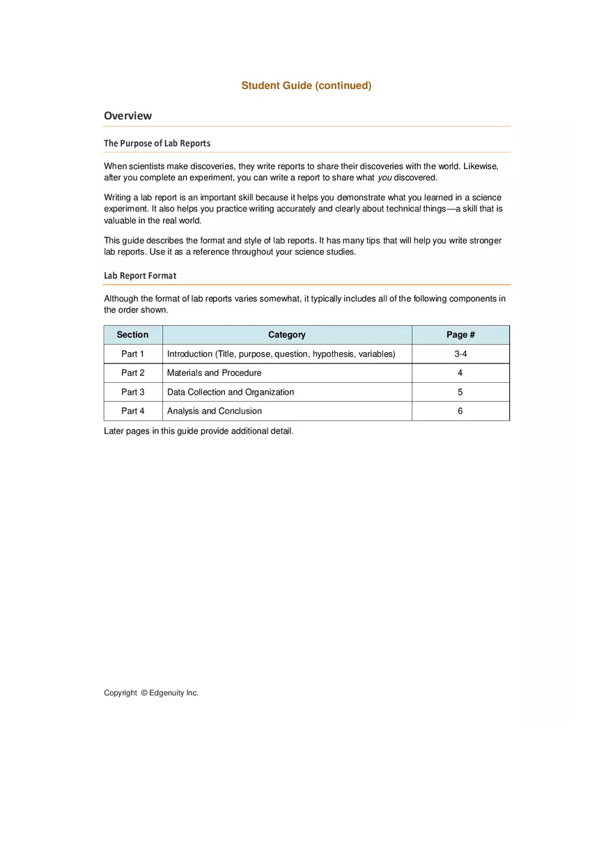 Title Your Lab Report Guide - Page 3