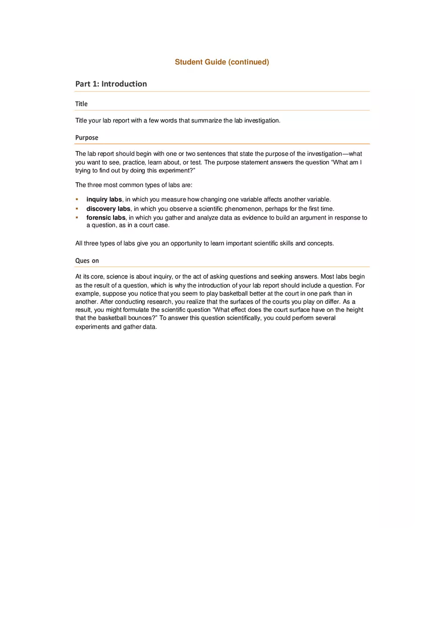Title Your Lab Report Guide - Page 5