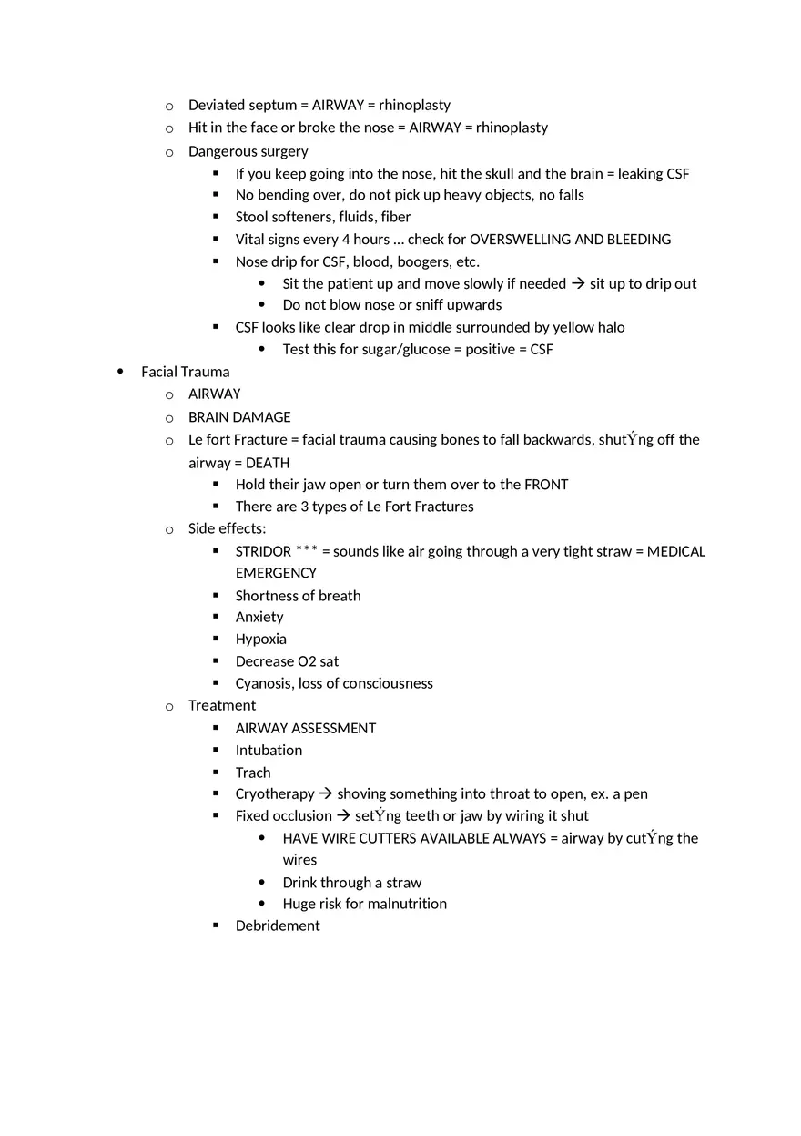 Adult Health HESI Study Guide Part 3 - Page 2