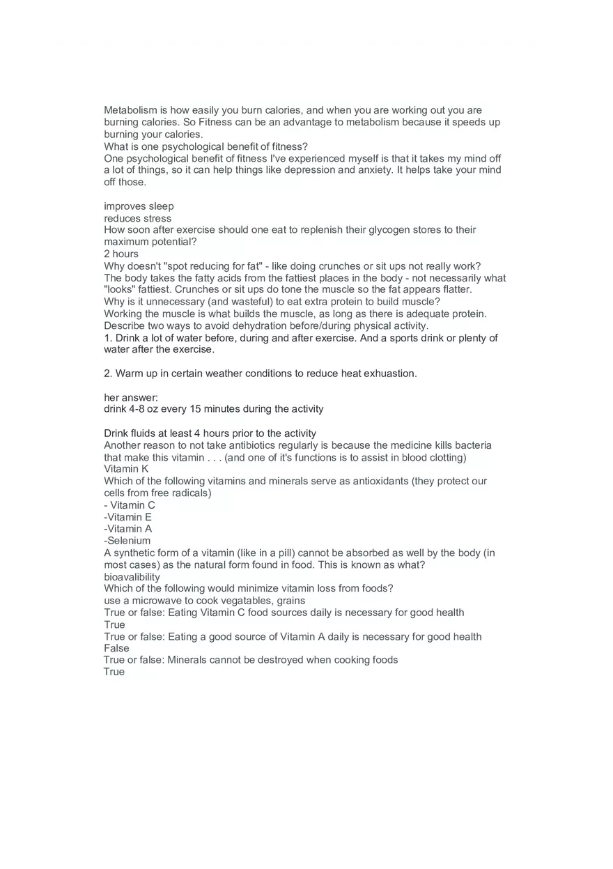 Food Choices, Nutrients, and Labeling - Page 8
