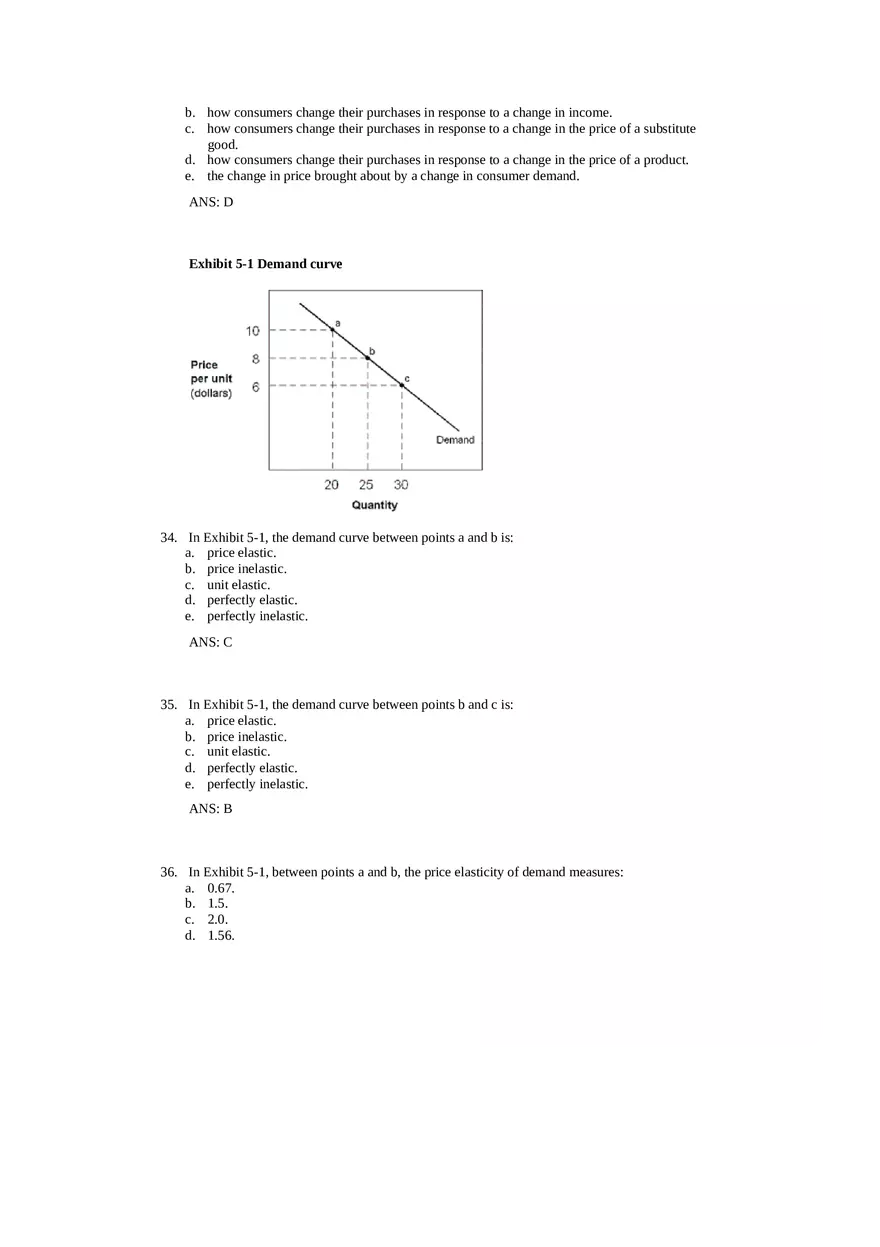 Price Elasticity of Demand and Supply Answer Key Part 1 - Page 7