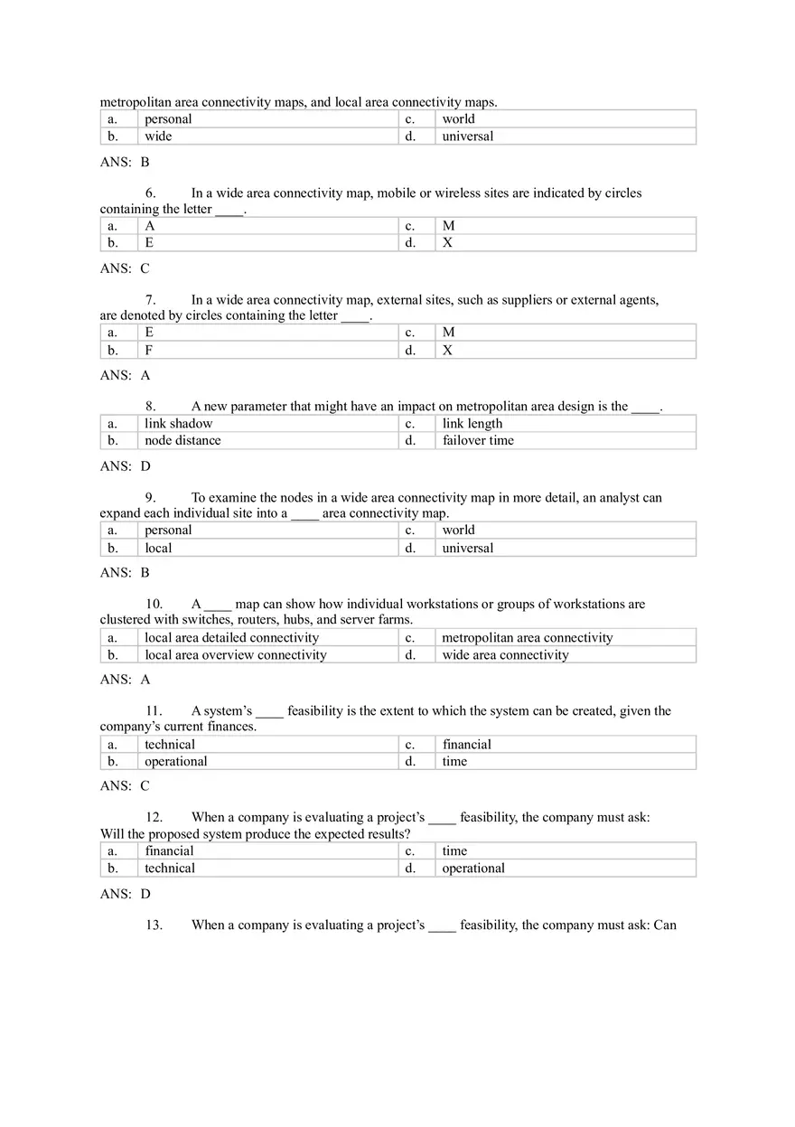 Introduction to Computer Networks Answer Key Part 6 - Page 10