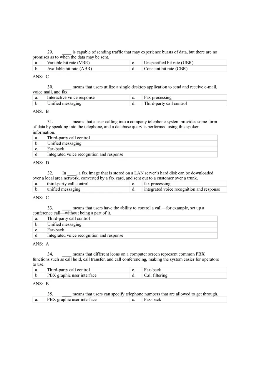 Introduction to Computer Networks Answer Key Part 6 - Page 1
