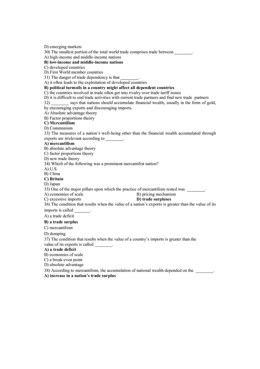 Chapter 5 and 12 International Trade - Page 3