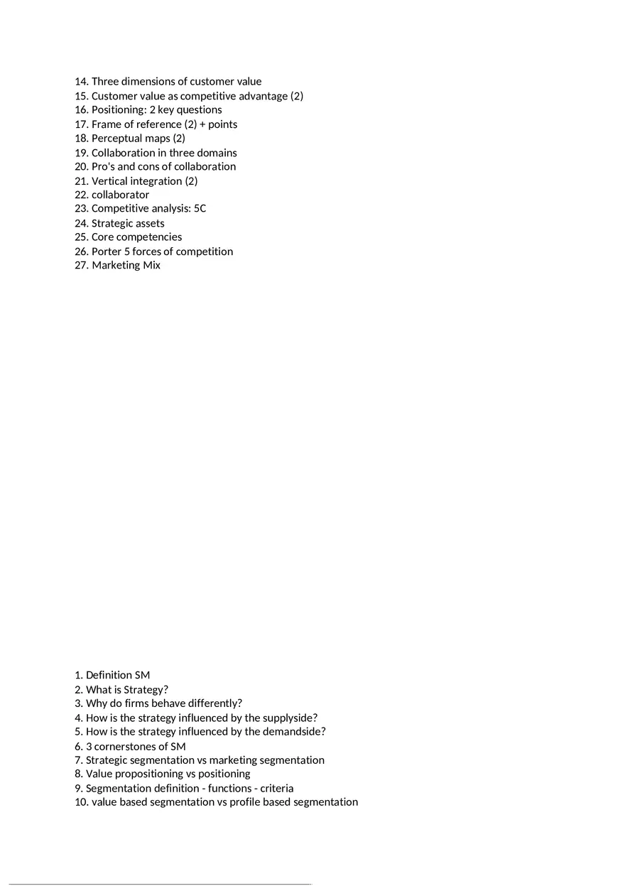 Strategic Marketing Part 2 - Page 9