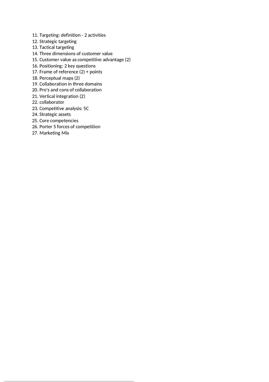 Strategic Marketing Part 2 - Page 10