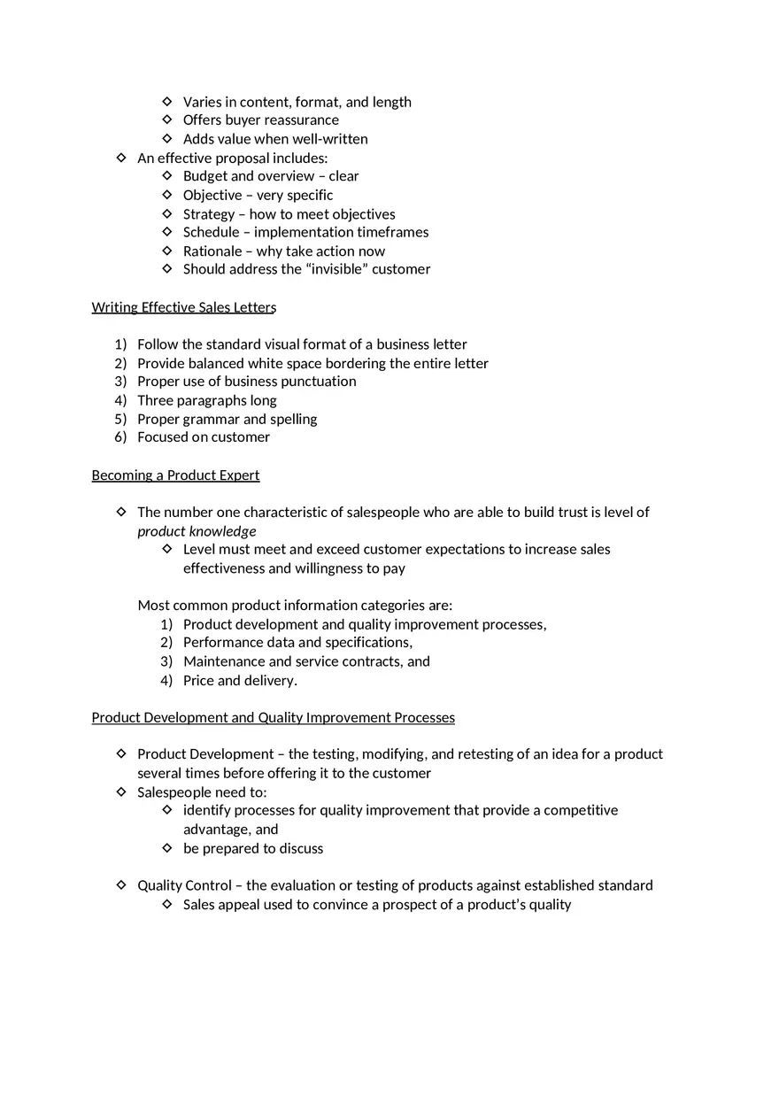 Marketing - Creating Product Solutions - Page 2