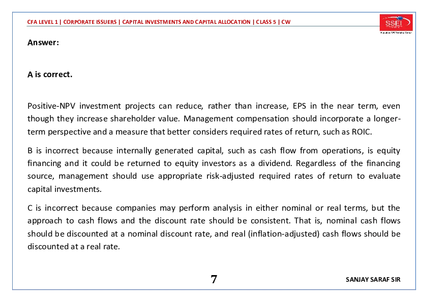 Capital Investments and Capital Allocation - Page 119