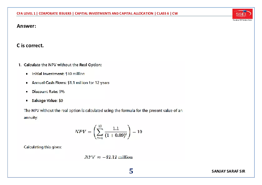 Capital Investments and Capital Allocation - Page 6