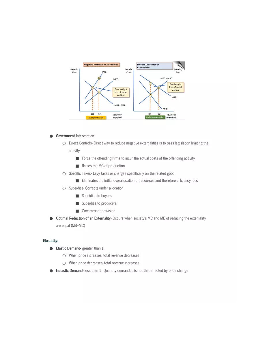 Microeconomics Final Exam Review Sheet Part 3 - Page 10