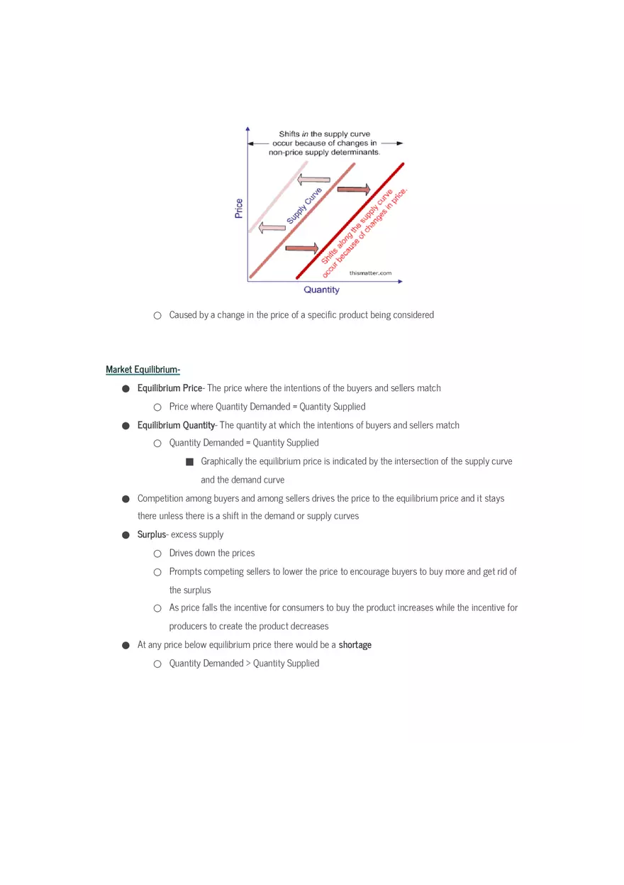 Microeconomics Final Exam Review Sheet Part 3 - Page 1