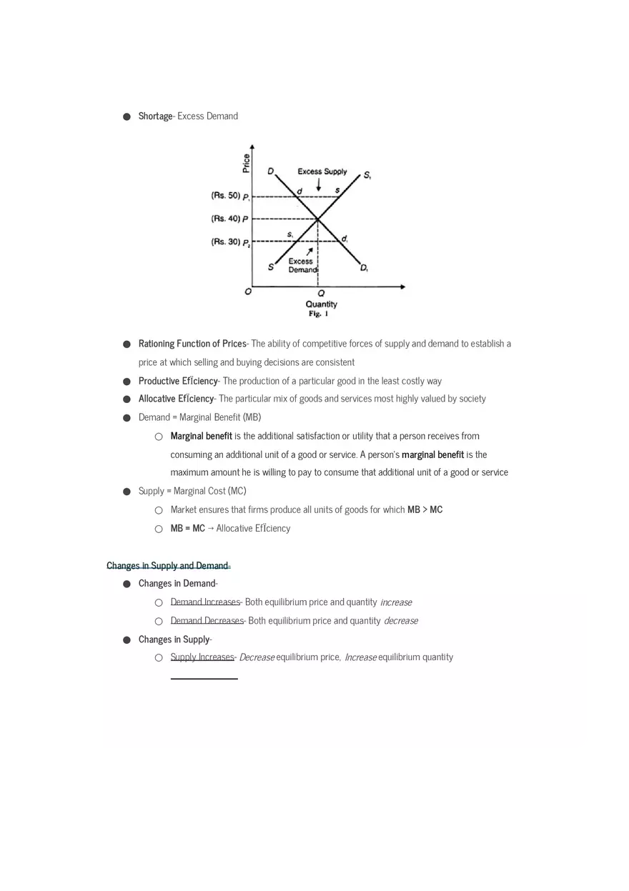 Microeconomics Final Exam Review Sheet Part 3 - Page 2