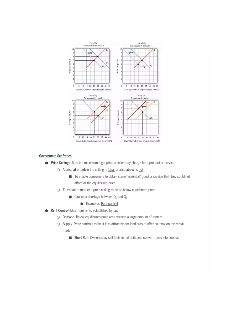 Microeconomics Final Exam Review Sheet Part 3 - Page 4