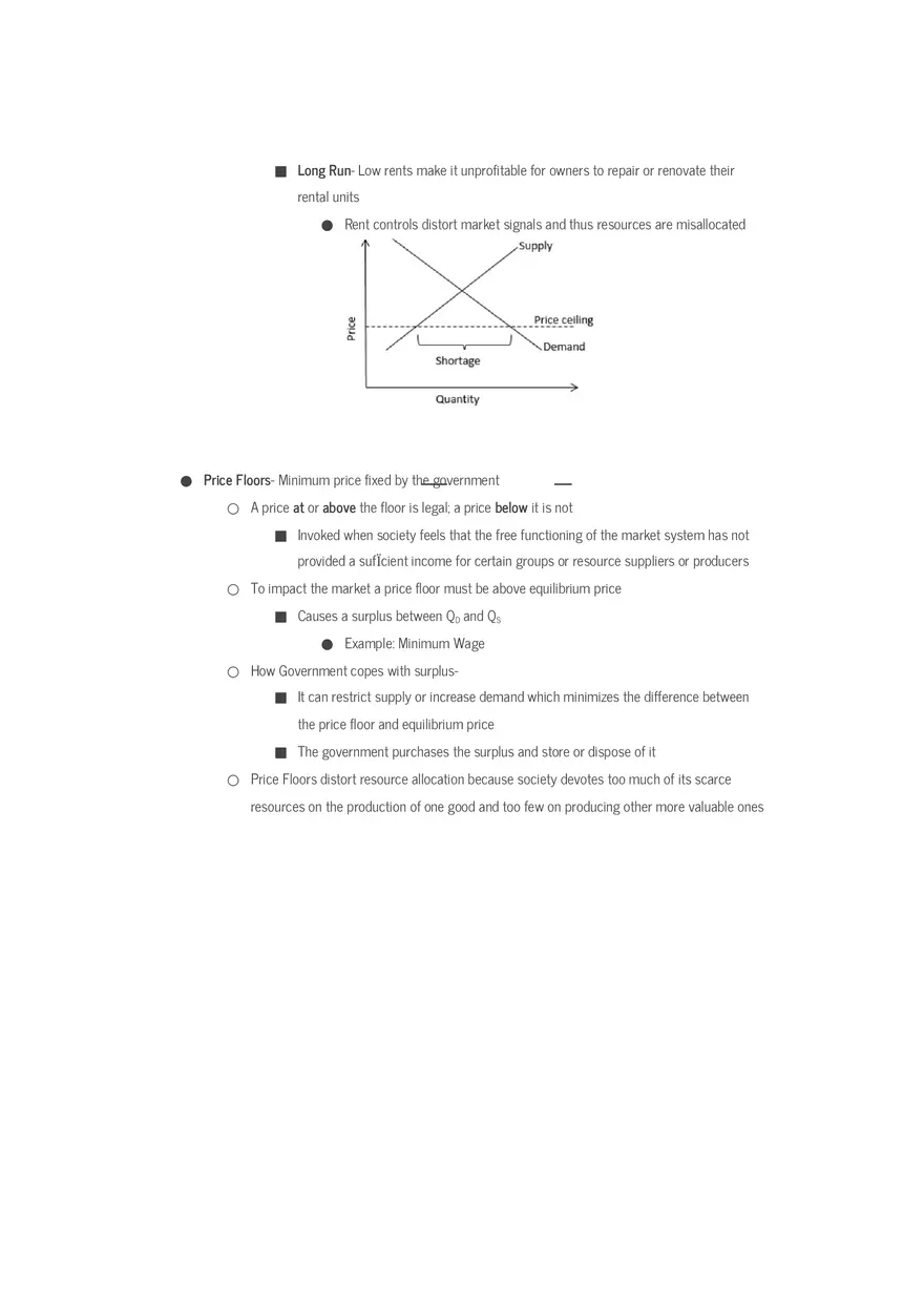 Microeconomics Final Exam Review Sheet Part 3 - Page 5