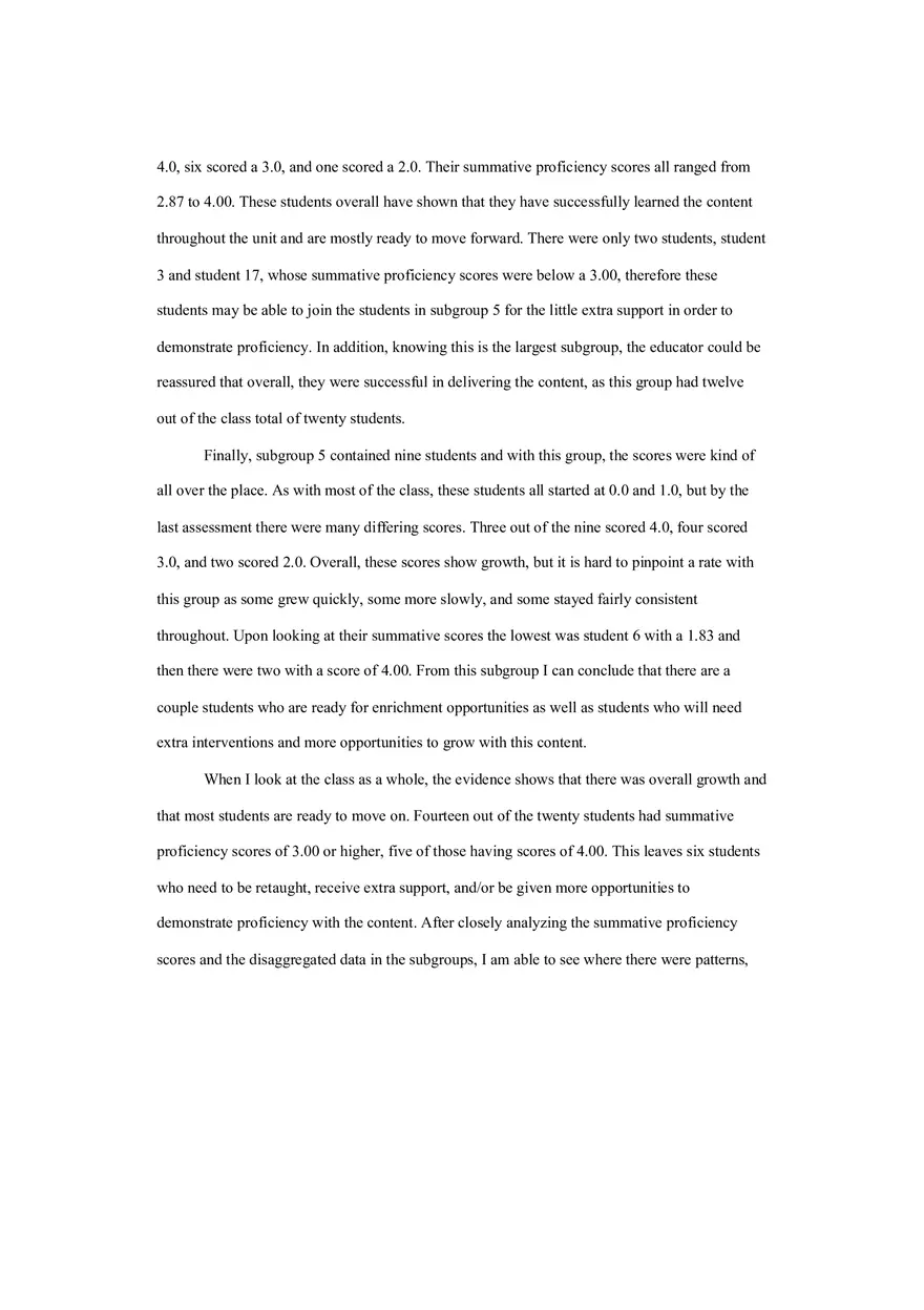 Analyzing Assessment Data - Task 3 - Page 8