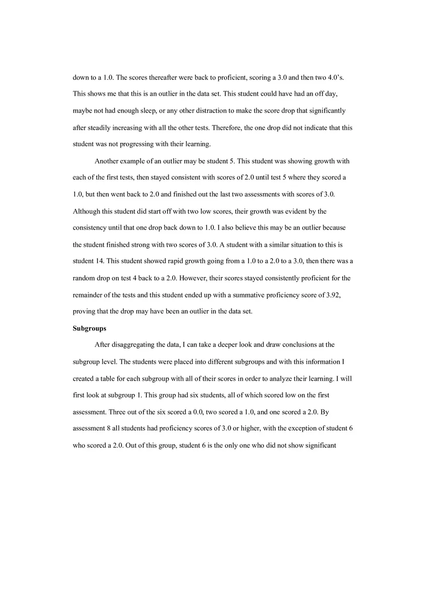 Analyzing Assessment Data - Task 3 - Page 6
