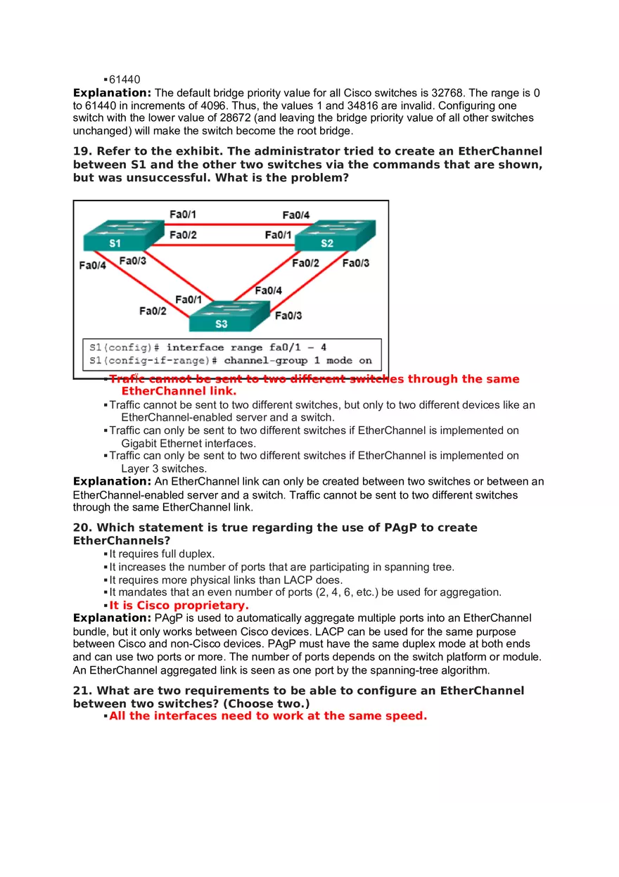 Redundant Networks Exam Answers - Page 14