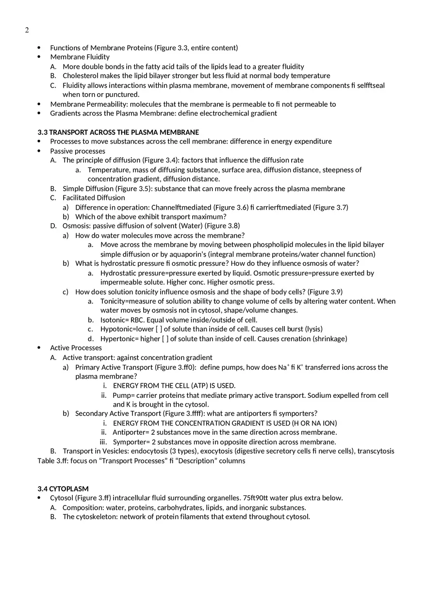 Cellular Level of Organization - Page 2