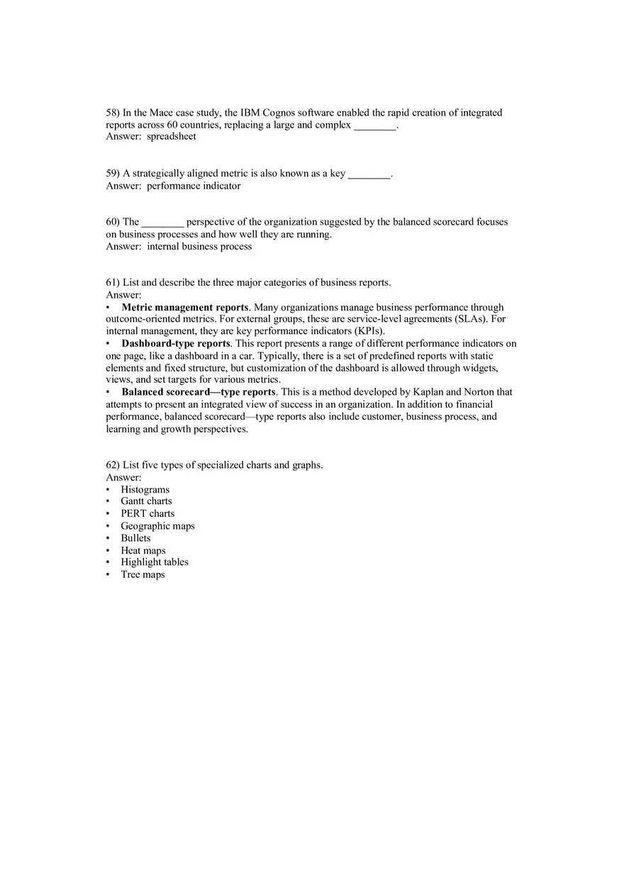 Business Reporting, Visual Analytics, and Business Performance Management - Page 11