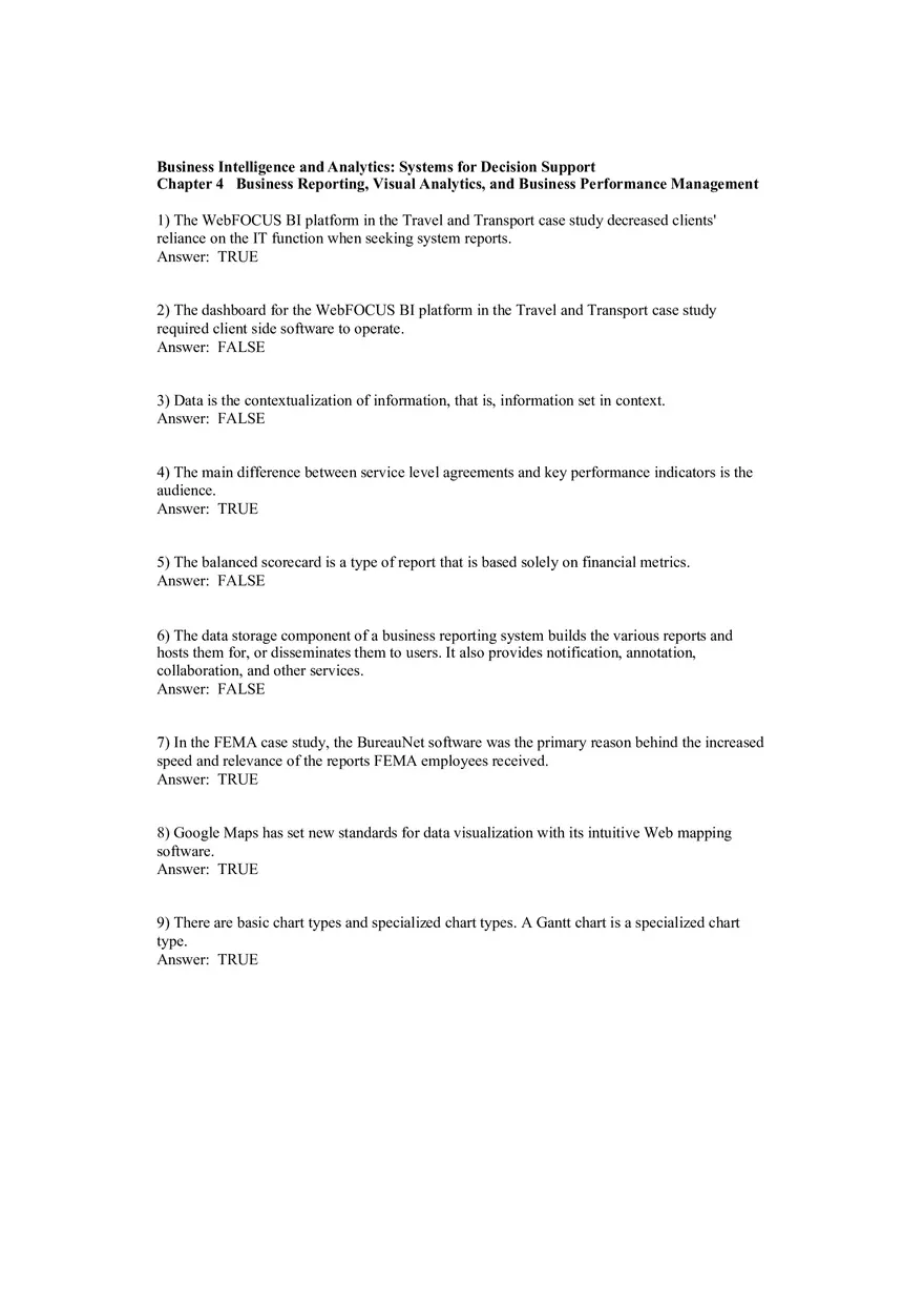 Business Reporting, Visual Analytics, and Business Performance Management - Page 1